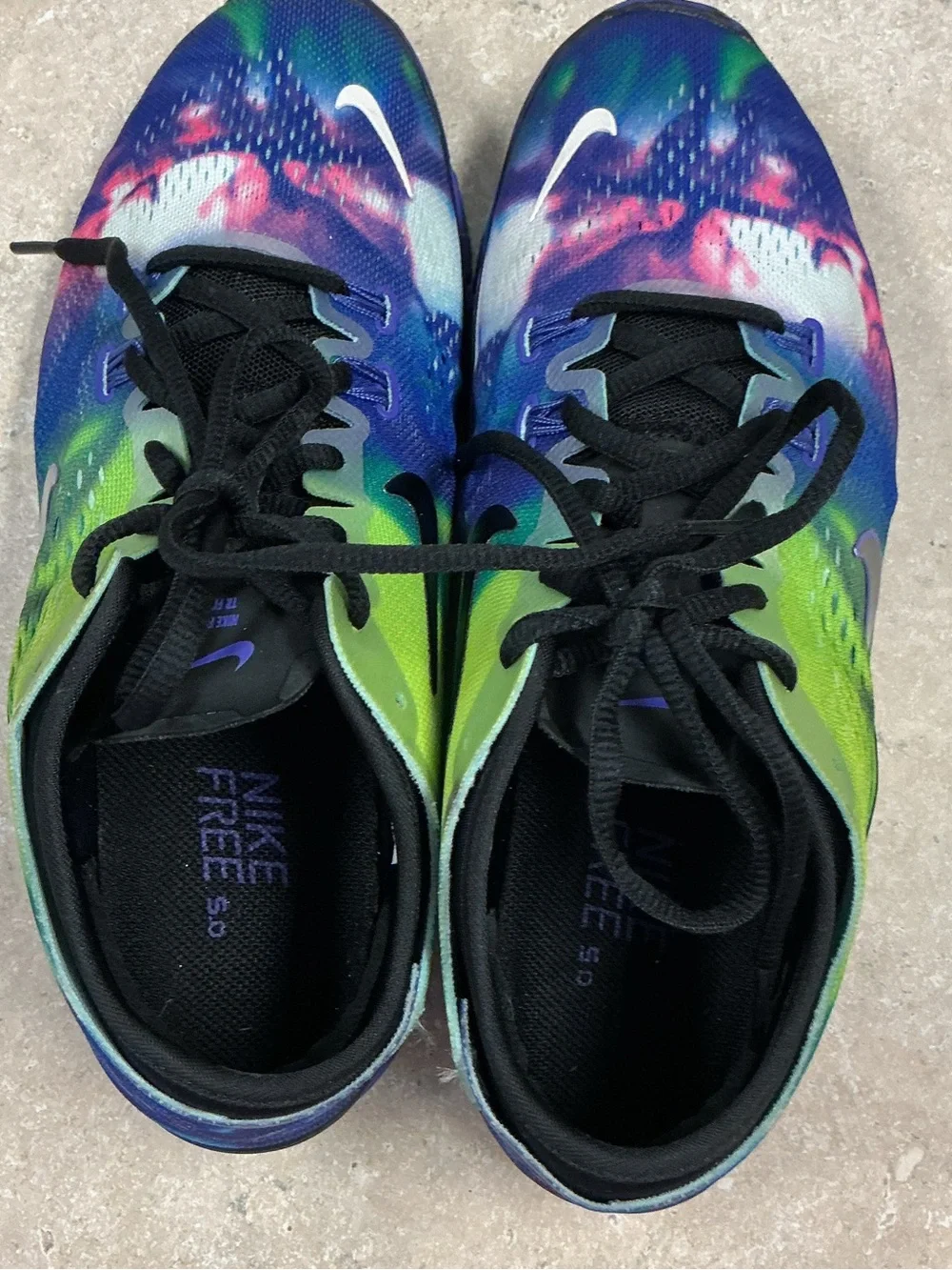 Nike Free TR Fit 4 5.0 SZ 9.5 Tie-dye Sneakers Womens Athletic Shoes